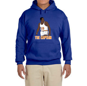 New York Knicks Youth Willis Reed Hooded Sweatshirt